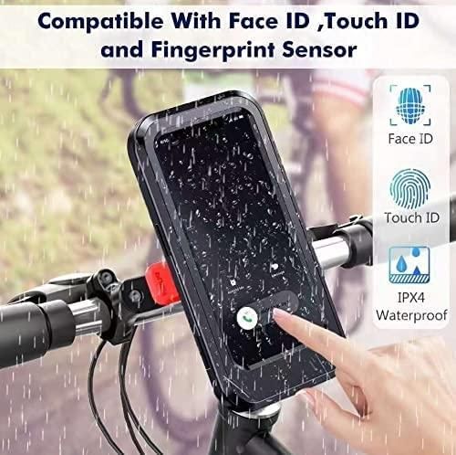 Universal 360 Rotation Bike Waterproof Cell Phone Holder. 4aeam1-6b