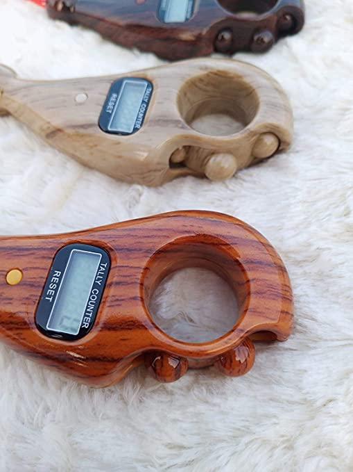 Har Click Mein Dua – Premium Digital Tasbeeh Counter (1 Pc, Wooden Finish) 4aeam1-6b