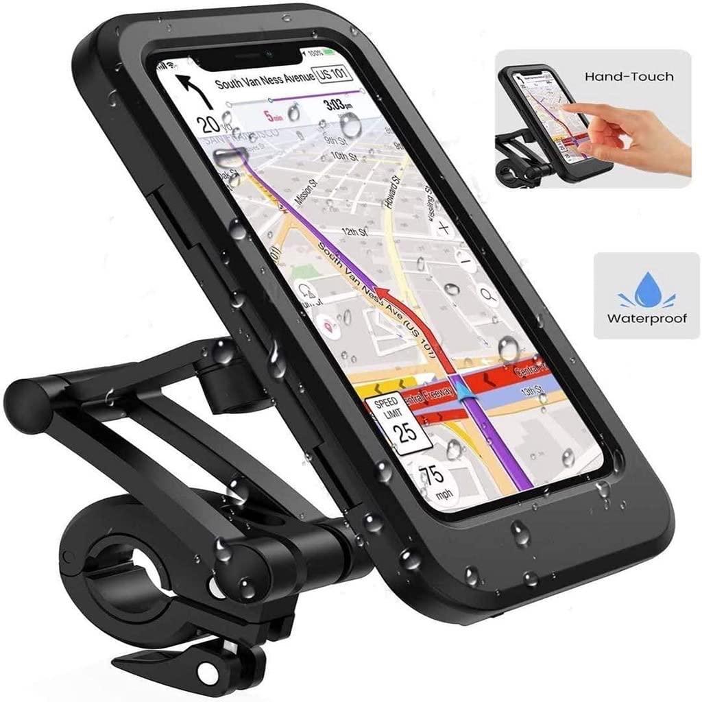 Universal 360 Rotation Bike Waterproof Cell Phone Holder. 4aeam1-6b