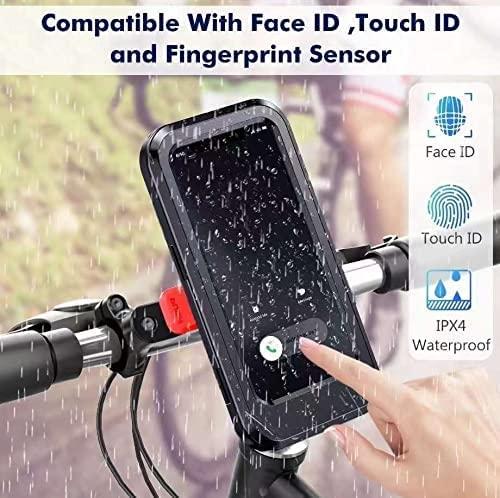 Universal 360 Rotation Bike Waterproof Cell Phone Holder. 4aeam1-6b