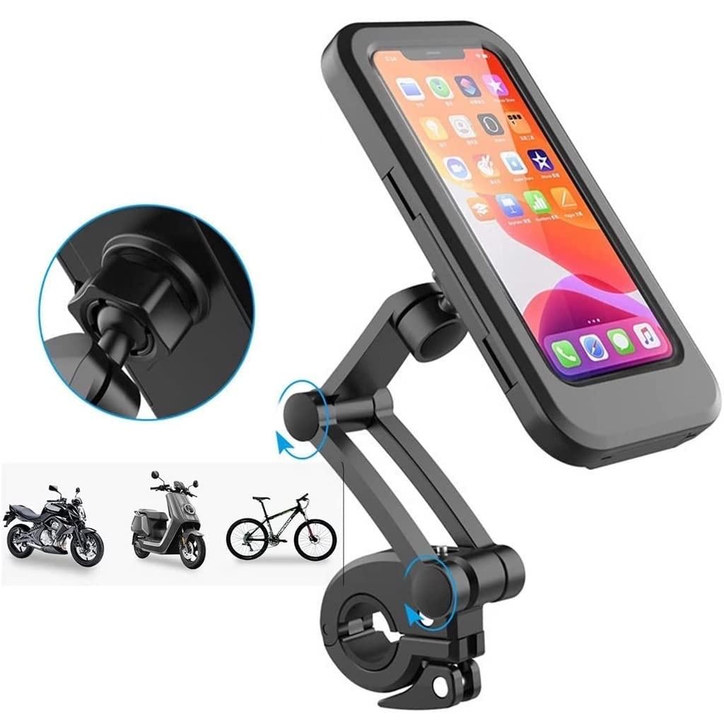 Universal 360 Rotation Bike Waterproof Cell Phone Holder. 4aeam1-6b