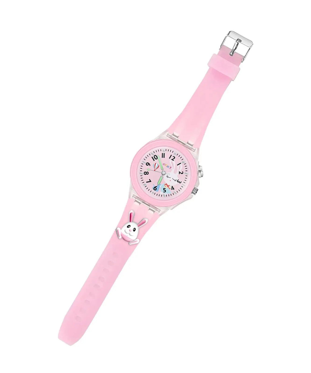 Children's Light-Up Analog Wristwatch with Bunny Design Vadyah