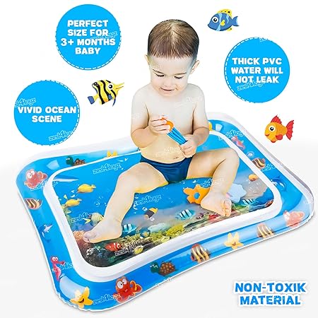 Tummy Time Water Play Mat for Babies Vadyah