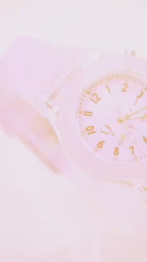 Children's Light-Up Analog Wristwatch with Bunny Design